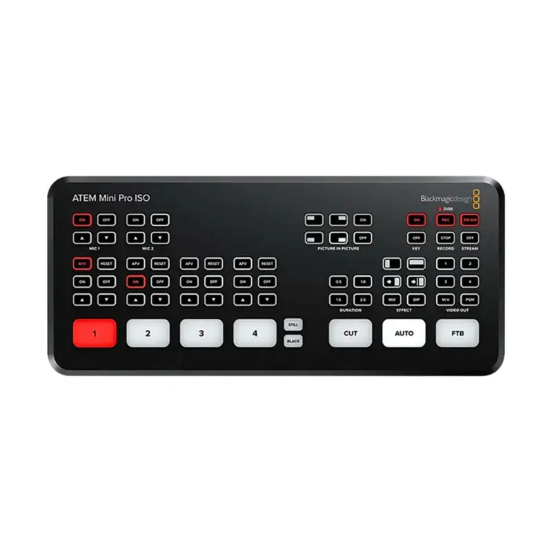 Rental: Blackmagic Design ATEM Mini Pro ISO HDMI Live Stream