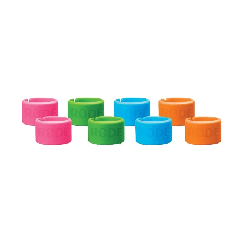 Rode XLR-ID Color-Coordinated XLR Rings (Set of 8)