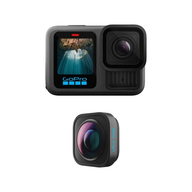 GoPro HERO13 Black with Ultrawide Lens Mod Bundle