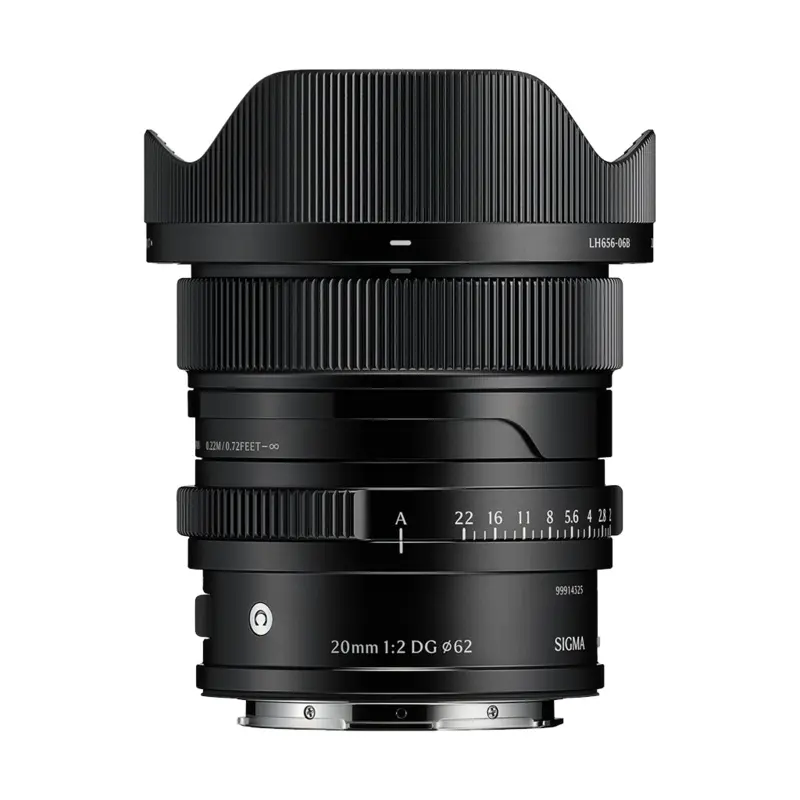 Sigma 20mm f/2 DG Contemporary Lens (L-Mount, Black)