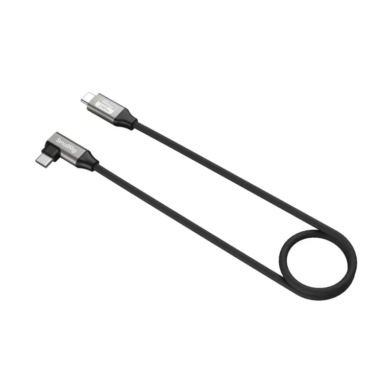 SmallRig USB-C Straight-to-Right Angled Cable (60cm)