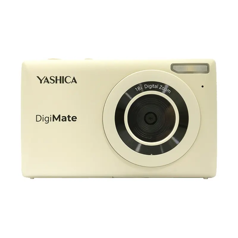Yashica DigiMate Digital Compact Camera (Off-White)