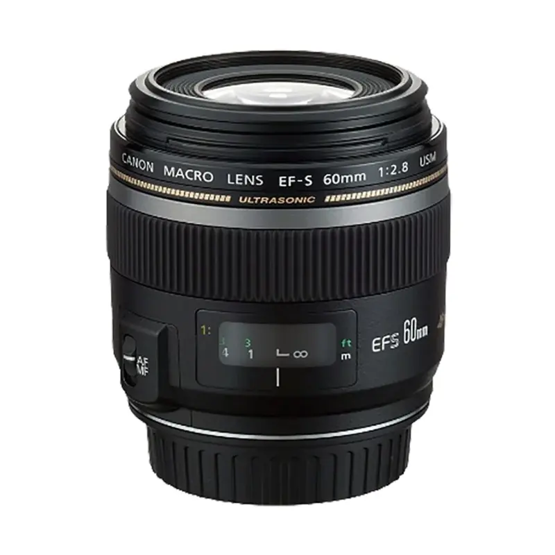 USED Canon EF-S 60mm f/2.8 USM Macro Lens Rating 7/10 (S46656)