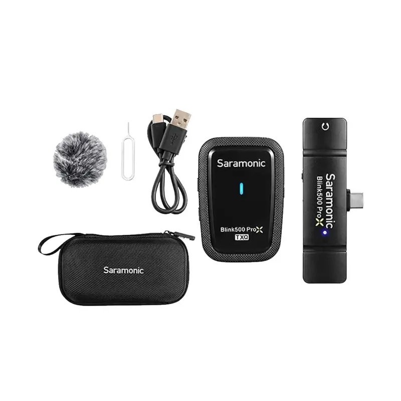 Saramonic Blink500 ProX Q5 (TXQ+RXUC) 2.4GHz Dual-Channel Wireless Microphone System