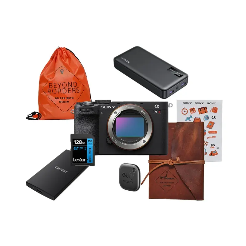Sony Alpha a7CR Mirrorless Digital Camera (Black) with FREE Beyond Borders Travel Kit