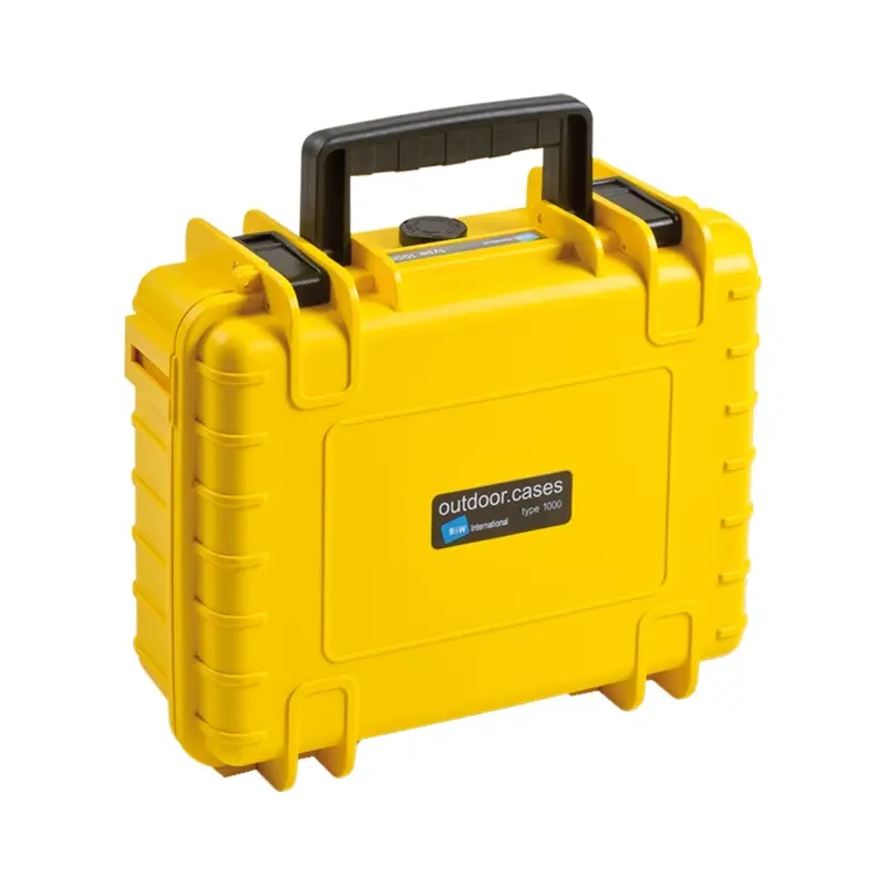 B&W International Type 1000 Outdoor Hard Case with Padded Dividers (Yellow)