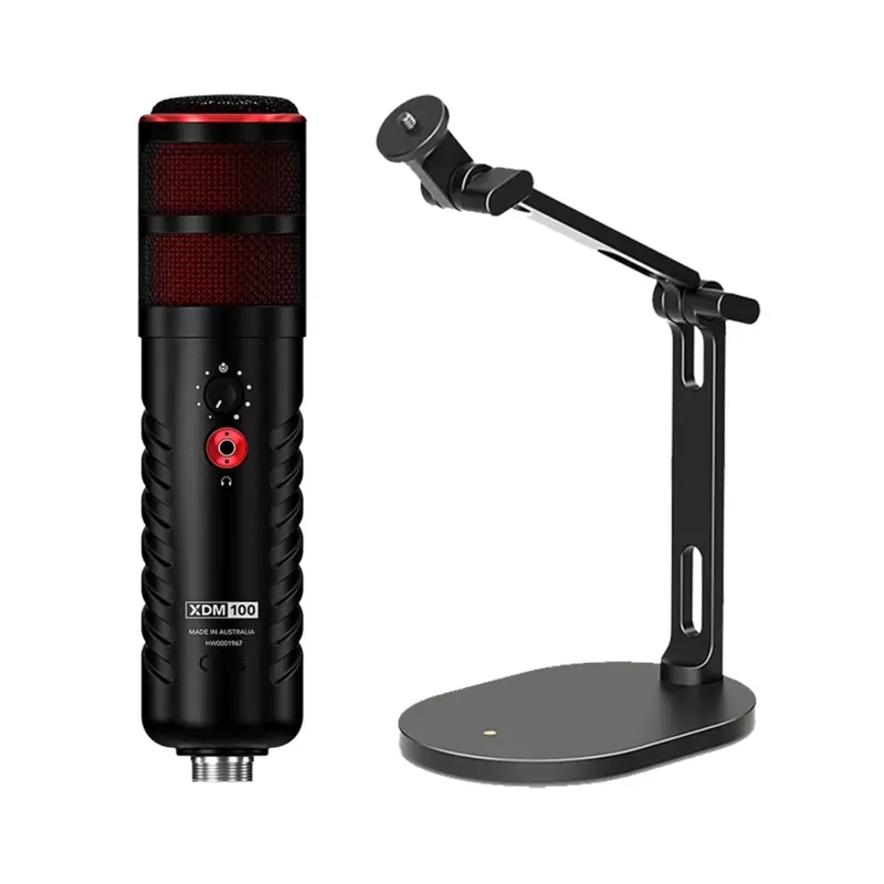 Rode X XDM-100 Dynamic USB-C Microphone with Rode DS2 Desktop Stand