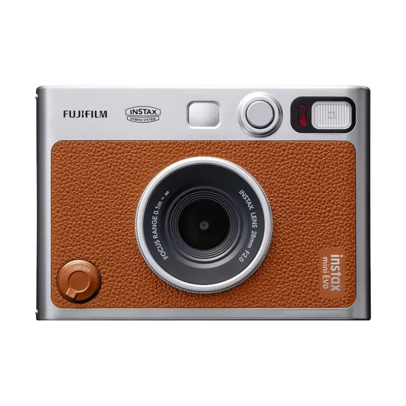 Fujifilm Instax Mini Evo Hybrid Instant Camera (Brown)