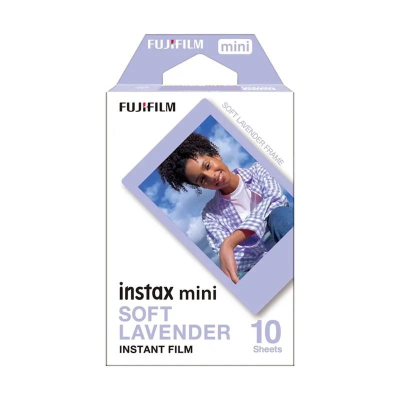 Fujifilm Instax Mini Instant Film - Soft Lavender (10 Shots)