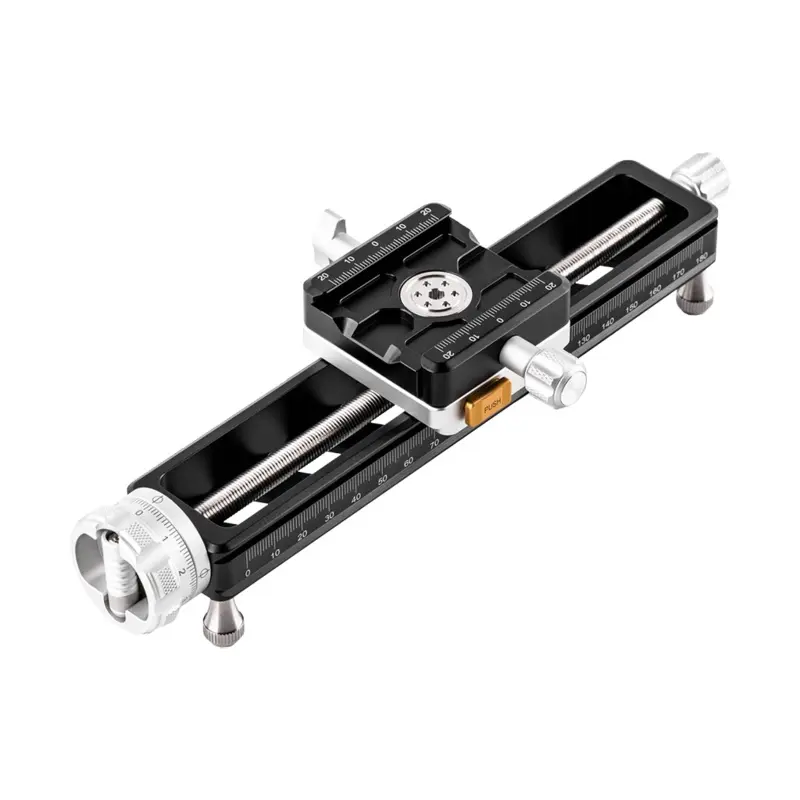 NiSi Macro Focusing Rail NM-200S with 360 Rotating Clamp (20cm Length)