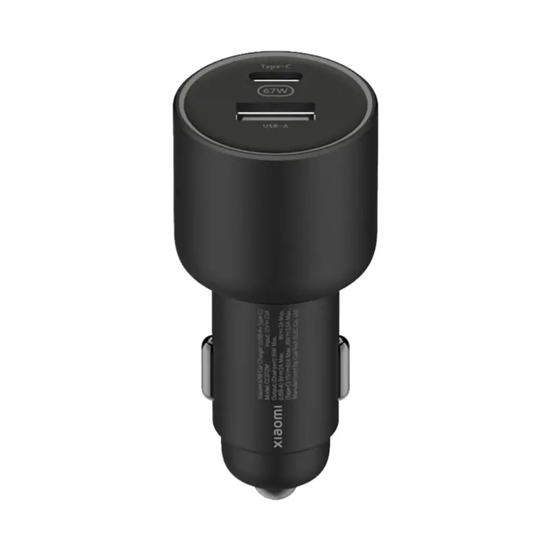 Xiaomi 67W Car Charger USB-A and Type-C