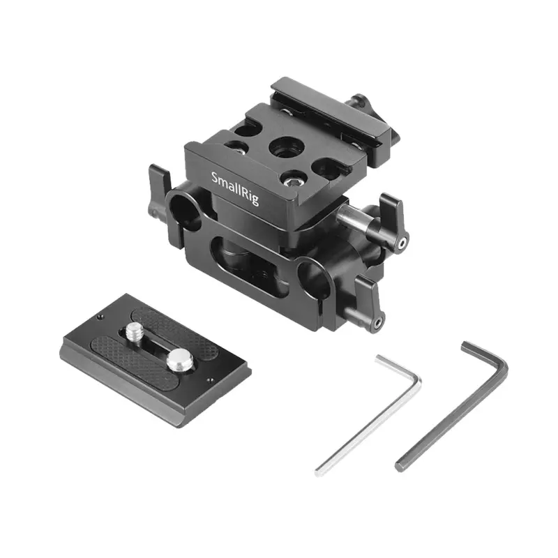 SmallRig Universal Baseplate with 15mm LWS Rod Support