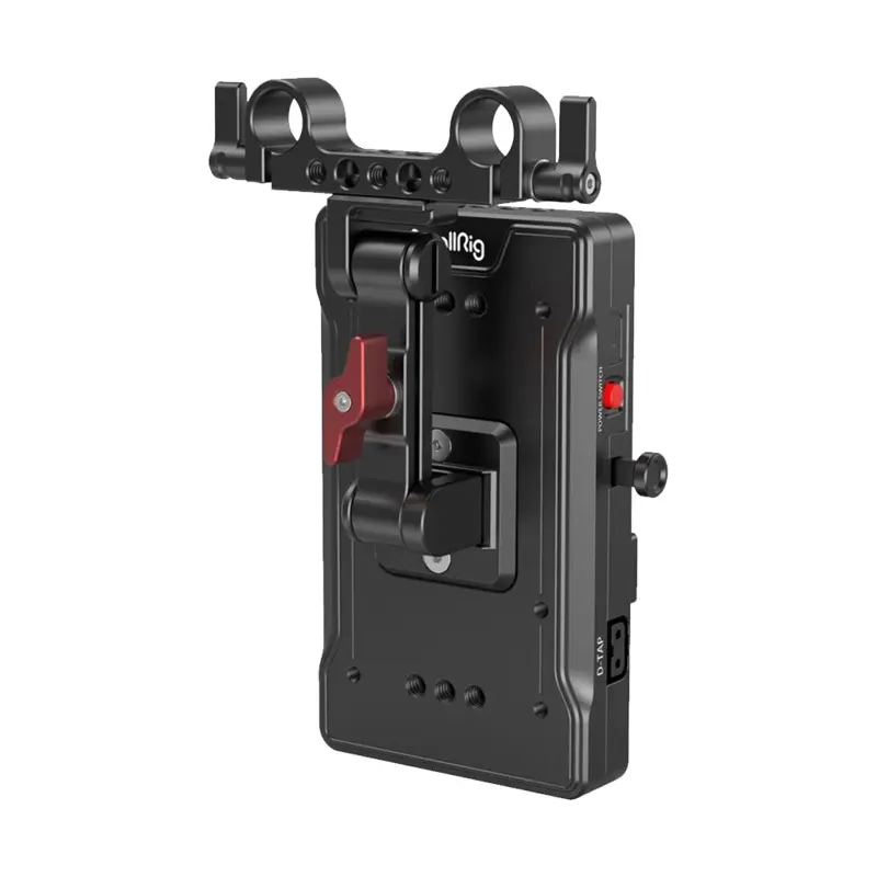 SmallRig V-Mount Battery Adapter Plate with 15mm LWS Rod Clamp and Adjustable Arm