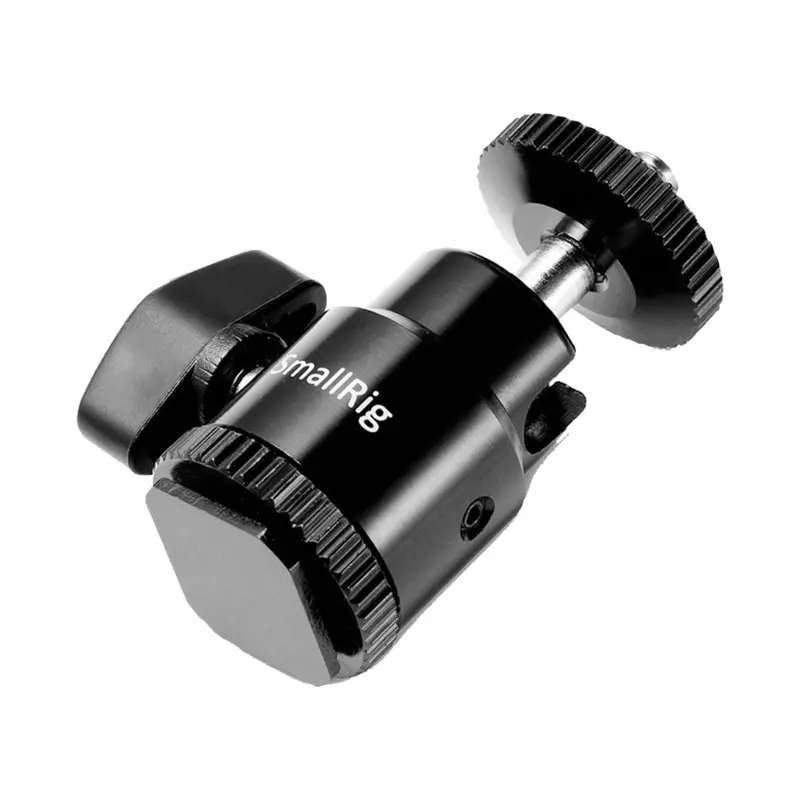 SmallRig Cold Shoe to 1/4" Threaded Adapter (Black)