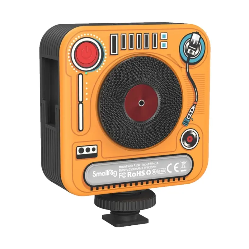 SmallRig Vibe P108 Full Color Mini RGB LED Video Light (Phonograph Limited Edition)