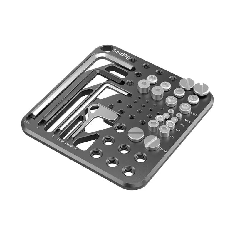 SmallRig Screw and Allen Wrench Storage Plate Kit