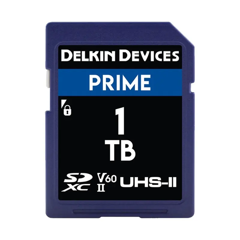 Delkin Devices 1TB Prime UHS-II SDXC (280MB/s) Memory Card