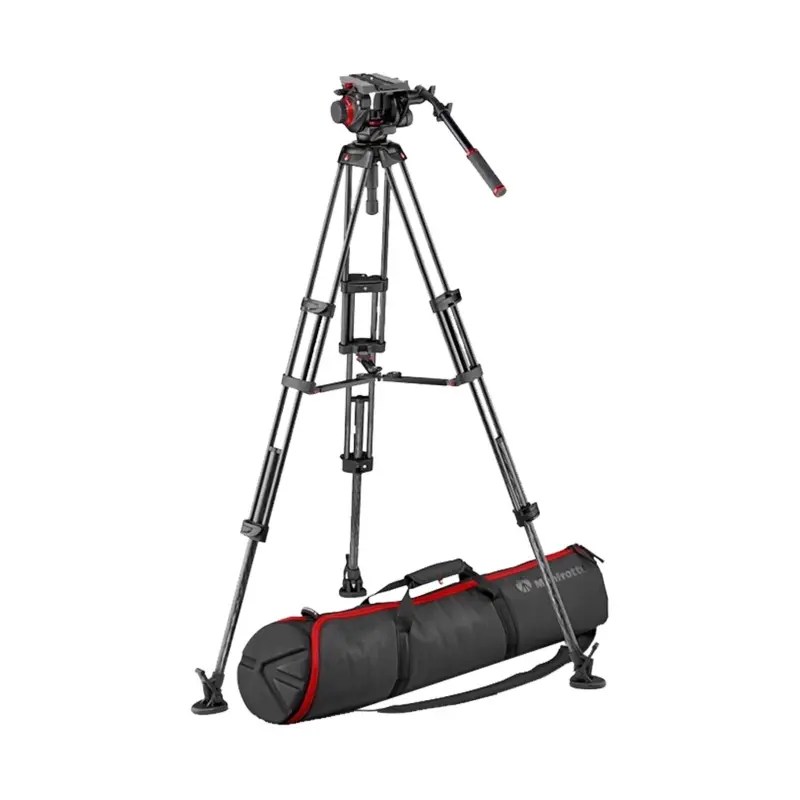 Manfrotto MVTTWINMC Carbon Fiber Twin Leg with 504 Fluid Video Head