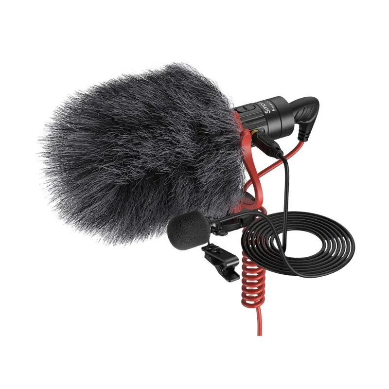SmallRig Forevala S20 On-Camera Shotgun/Lavalier Microphone
