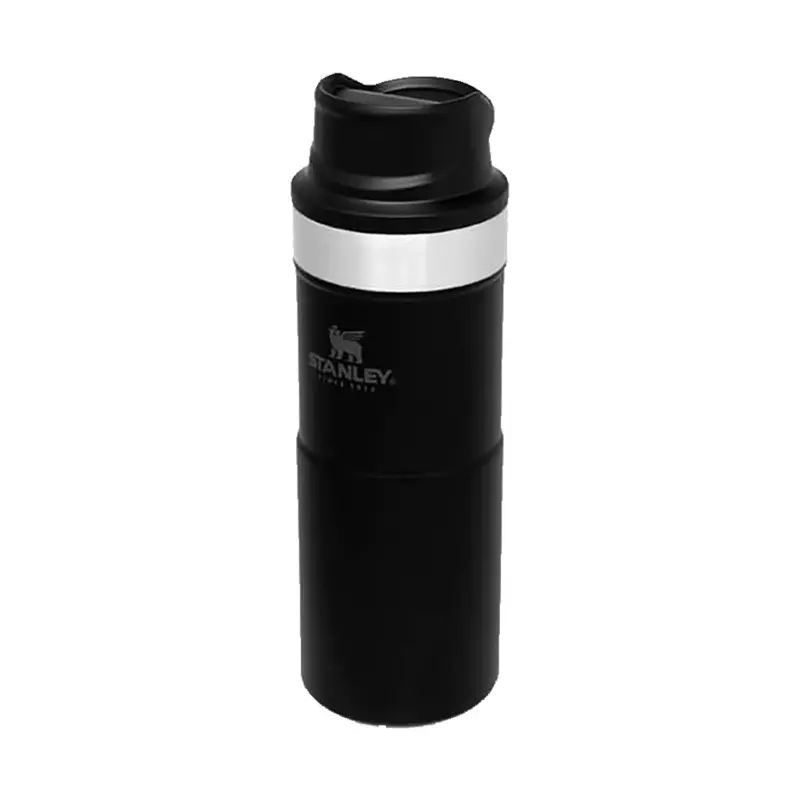 Stanley Classic Trigger Action Travel Mug 0.35L (Matte Black Pebble)