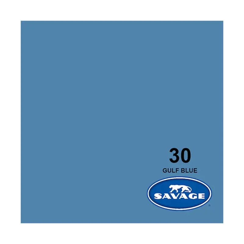 Savage Background Paper Gulf Blue 30 (2.72m x 11m)