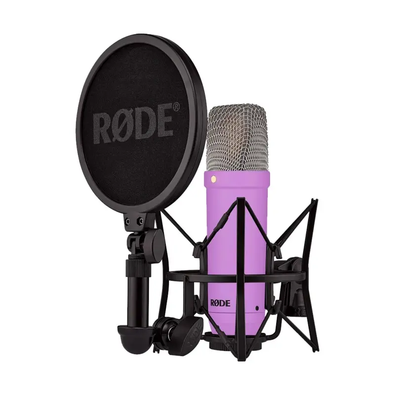 Rode NT1 Signature Series Large-Diaphragm Condenser Microphone (Purple)