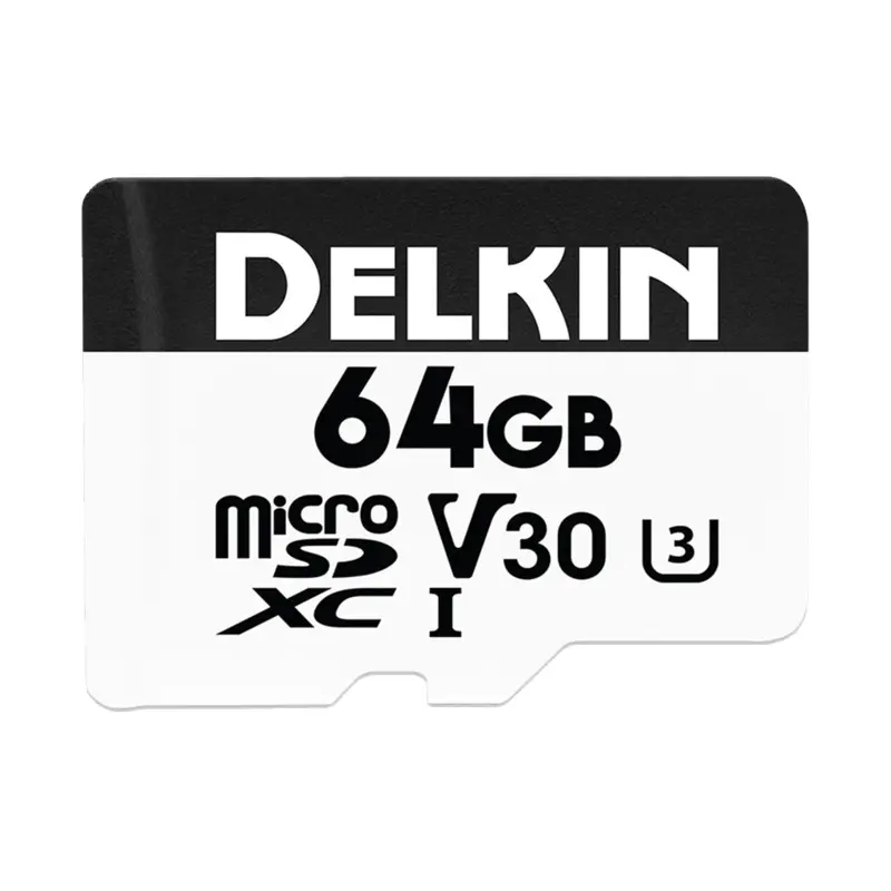 Delkin Devices 64GB Hyperspeed UHS-I SDXC Memory Card with SD Adapter