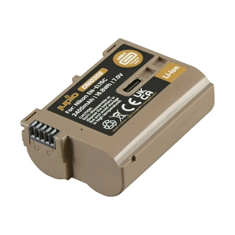 Jupio 2400mAh Battery for Nikon EN-EL15C Ultra C with USB-C Port
