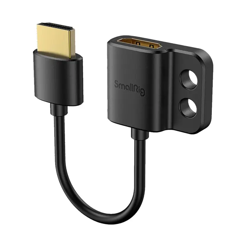 SmallRig Ultra-Slim Female HDMI Type A to Male HDMI Type A Adapter Cable