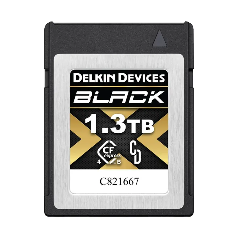 Delkin Devices 1.3TB BLACK 4.0 CFexpress Type B Memory Card