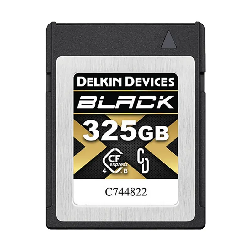 Delkin Devices 325GB BLACK 4.0 CFexpress Type B Memory Card