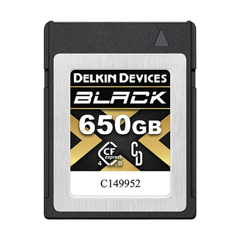 Delkin Devices 650GB BLACK 4.0 CFexpress Type B Memory Card