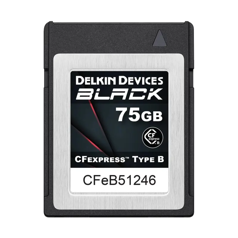 Delkin Devices 75GB BLACK CFexpress Type B Memory Card