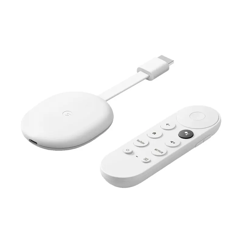 Google Chromecast with Google TV (4K) (Snow)