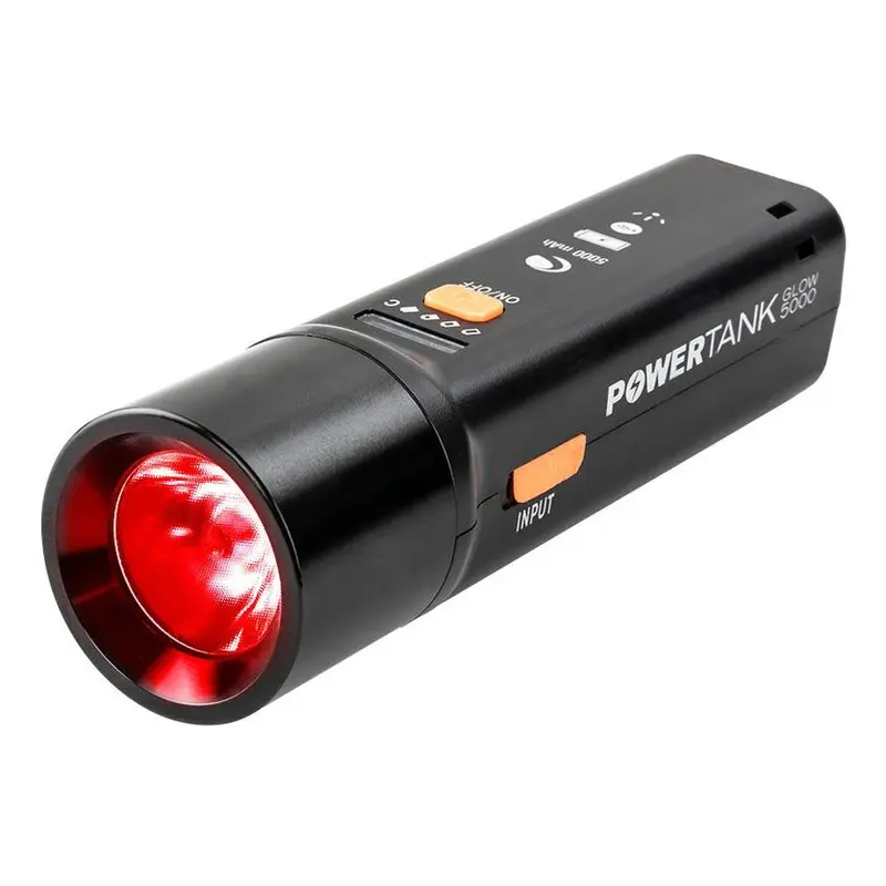 Celestron PowerTank Glow 5000 Red Flashlight/Charger