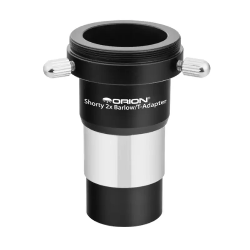 Orion Shorty 2x Barlow Lens and Camera T-Adapter - 1.25-inch