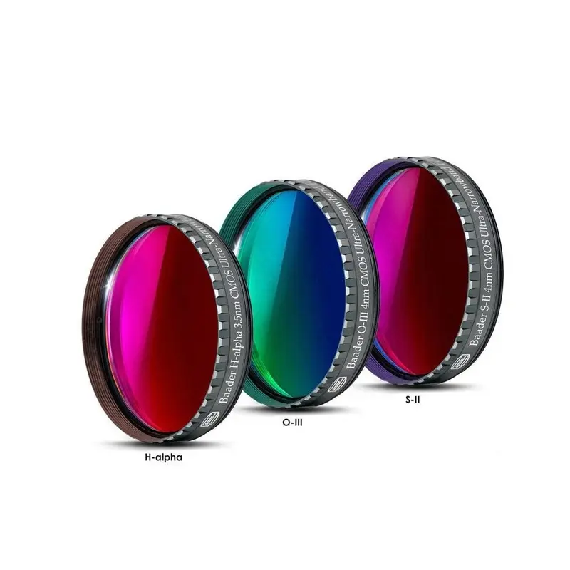 Baader CMOS-optimized Ultra Narrowband Filterset (3.5/4nm) H-alpha, OIII, SII - 2"