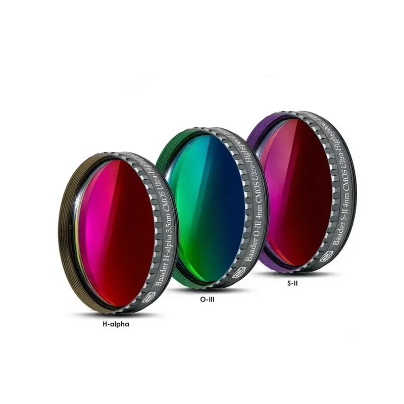 Baader CMOS-optimized Ultra Highspeed Filterset (3.5/4nm) H-alpha, OIII, SII - 2"