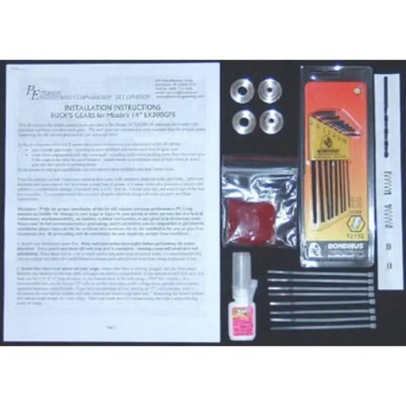 Peterson Buck's Gears for Meade LX - 14"