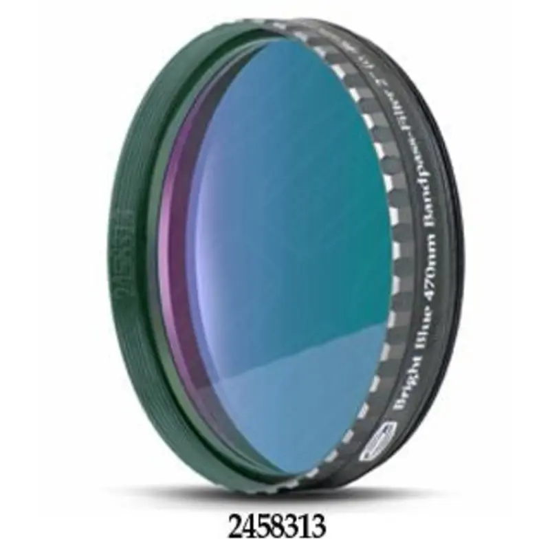 Baader Bright Blue 470nm Bandpass Filter - 2" Round Mounted