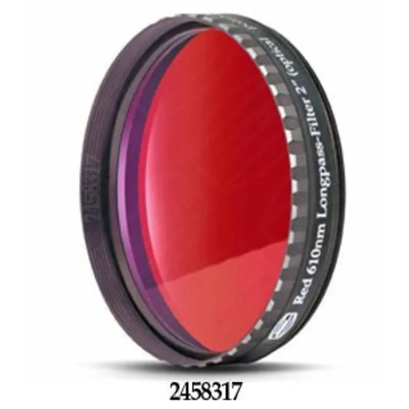 Baader Red 610nm Long-Pass Filter - 2" Round Mounted