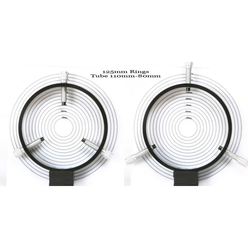 ADM 125 mm Ring Set for ADM Mini Dovetail Bar