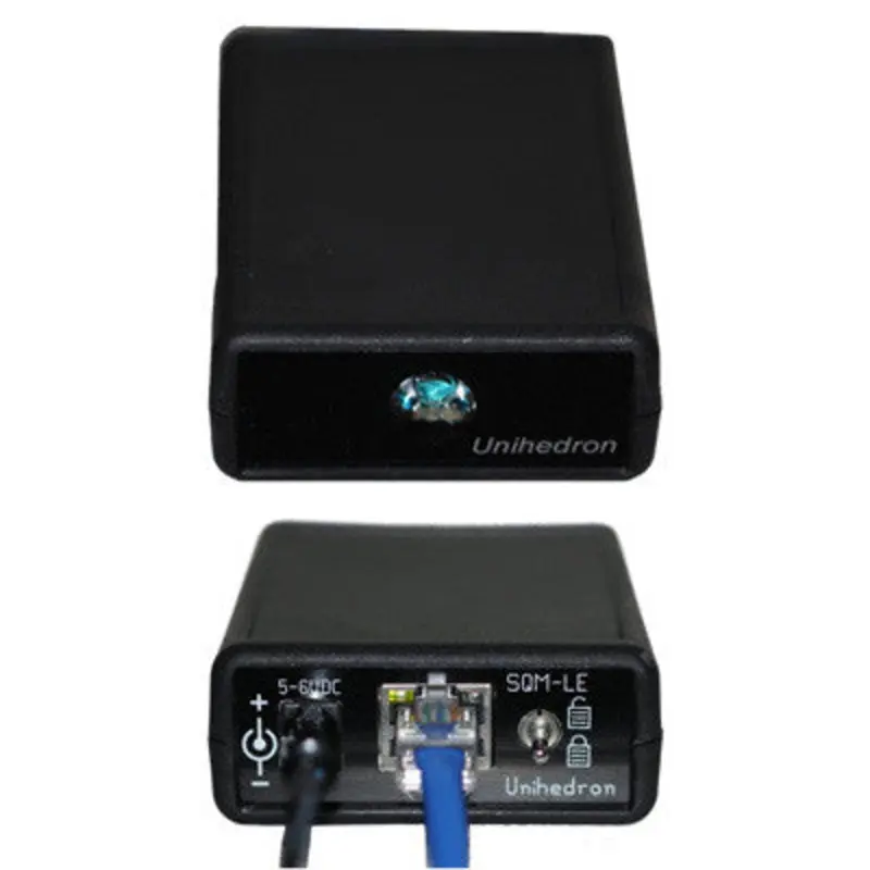 Unihedron Ethernet Enabled Sky Quality Meter w/ Lens, Weatherproof Housing & POE