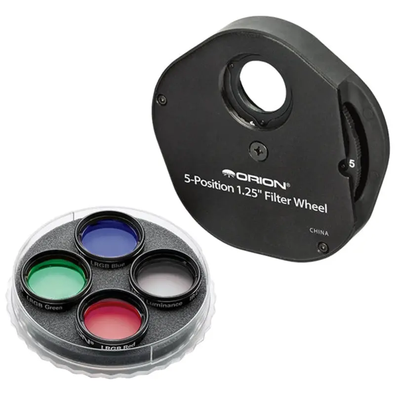 Orion Multiple 5-Filter Wheel and LRGB Filter Set