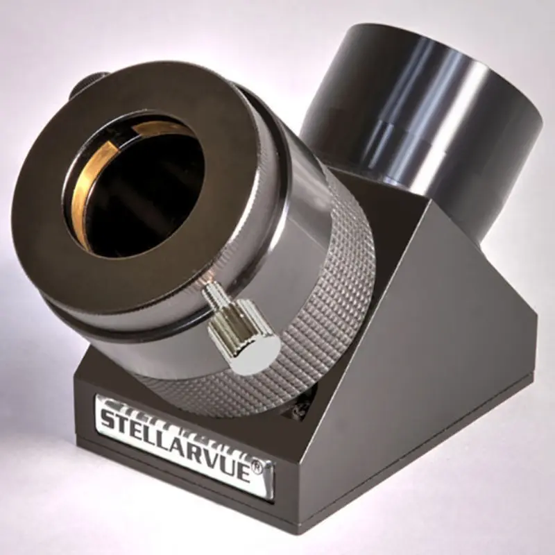 Stellarvue 2" Quartz Dielectric Star Diagonal with 1.25" Compression Ring Adapter