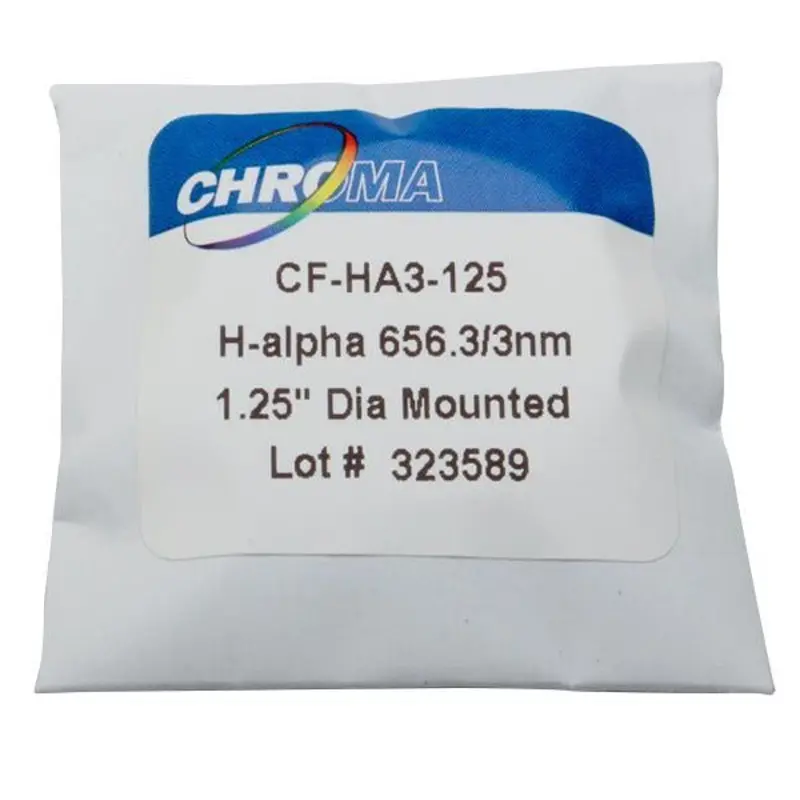 Chroma 1.25" H-alpha 3nm Telescope Filter