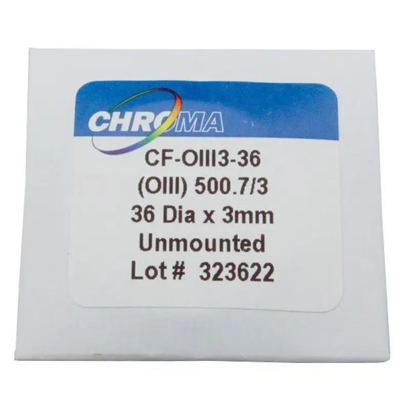 Chroma 36mm OIII 3nm Telescope Filter