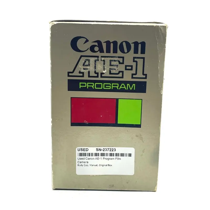 Used Canon AE-1 Program Film Camera