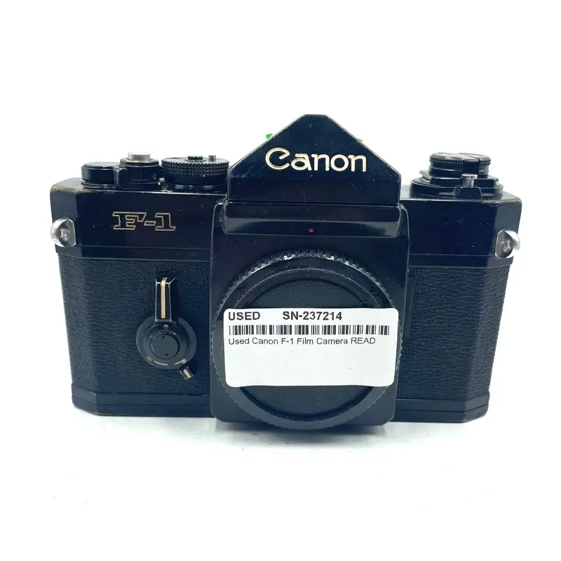 Used Canon F-1 Film Camera READ