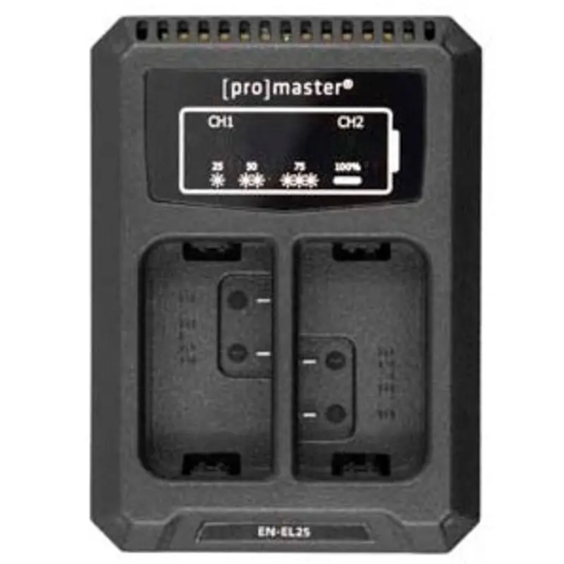 ProMaster 6989 Dually Charger - USB for Nikon EN-EL25
